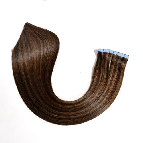 Wholesale Double Drawn Cuticle Aligned Virgin Natural Tape in Hair Extension