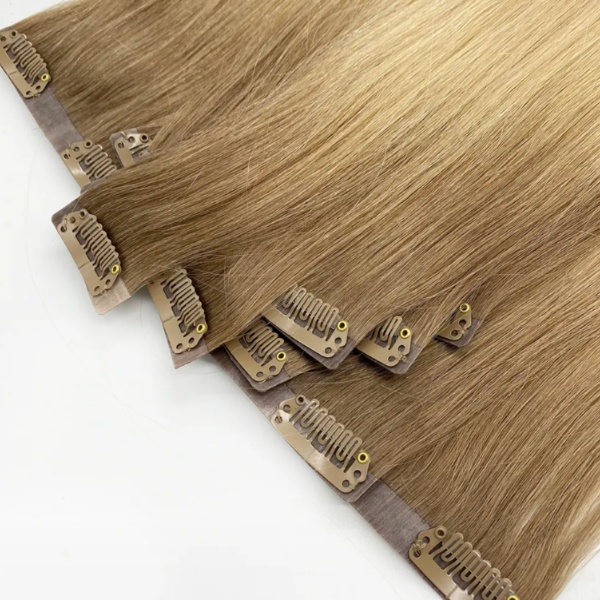 Wholesale Invisible Seamless Clip in Human Hair Extensions