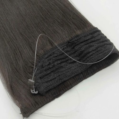 European Double Drawn 100% Human Halo Extensions