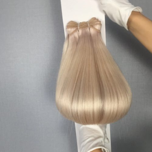 100% Natural Hair Wholesale Salon Quality Machine Double Weft