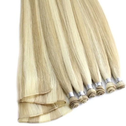 European Hair Extension Hand Tied Weft Remy Hair Extensions