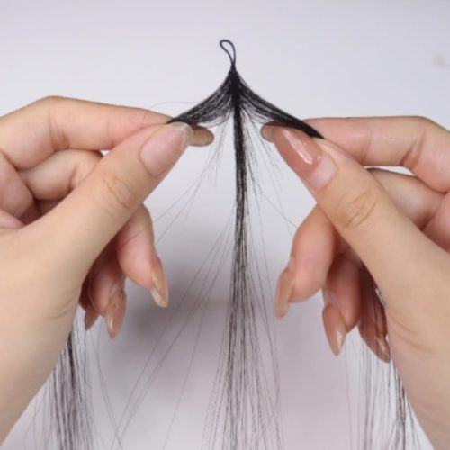 Invisible Double Drawn 100% Human Hair Feathering Hair Extension