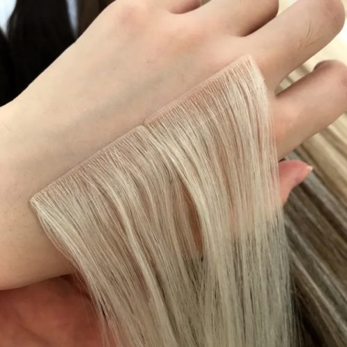 Russian Human Hair Extensions Injected Tape in Hair Extensions