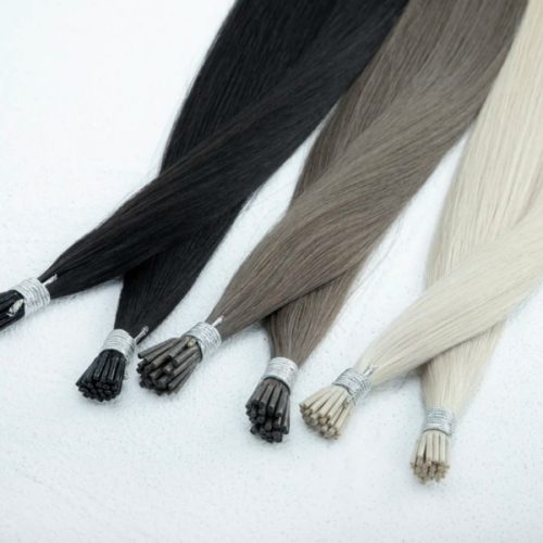 Unprocessed Russian Human Keratin I Tip Hair Extensions