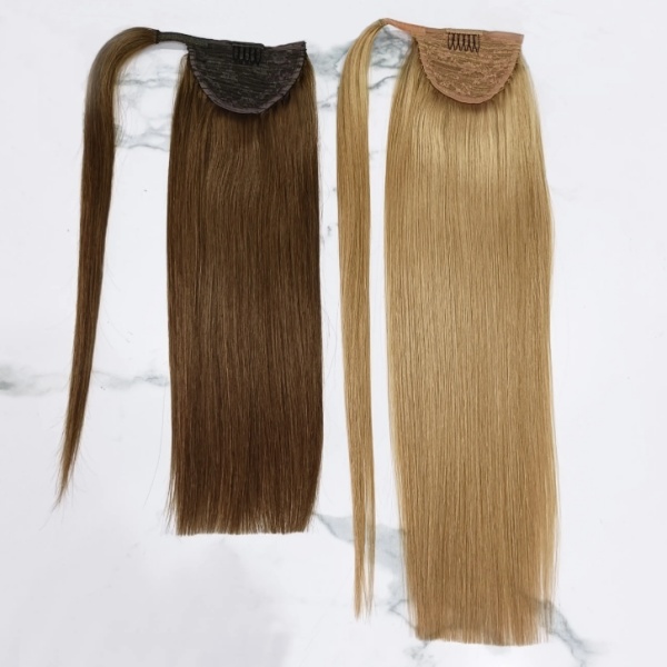 Wholesale Natural Wrap Around Drawstring Ponytail Hair