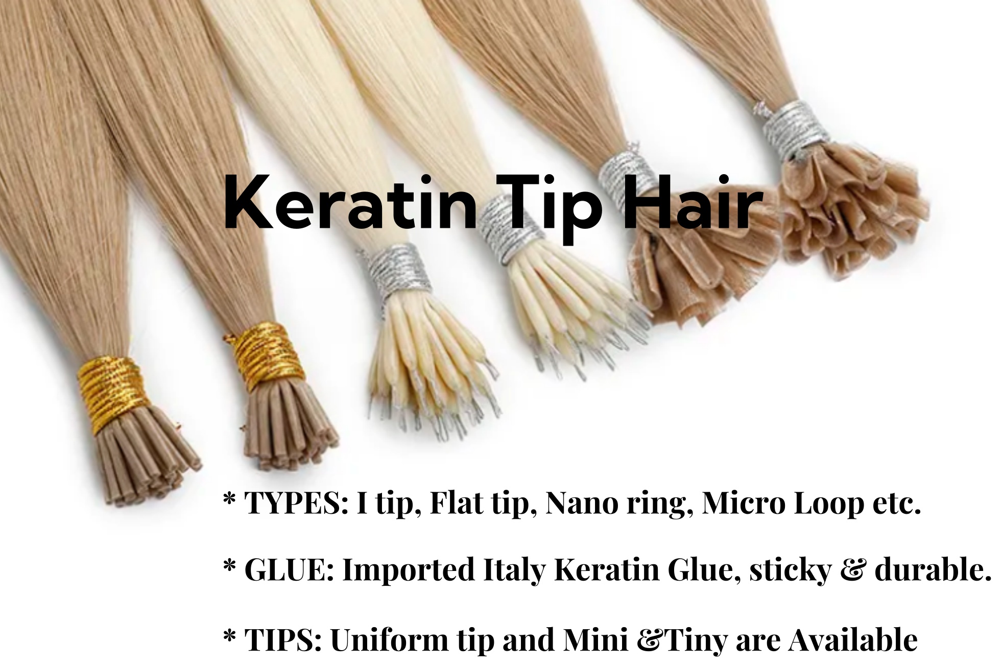 keratin tip hair extension