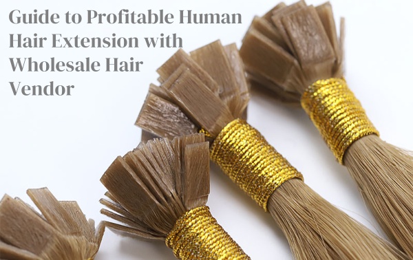 Guide to profitable human hair extension with wholesale hair vendor