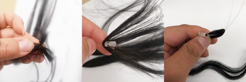 H tips hair extensions